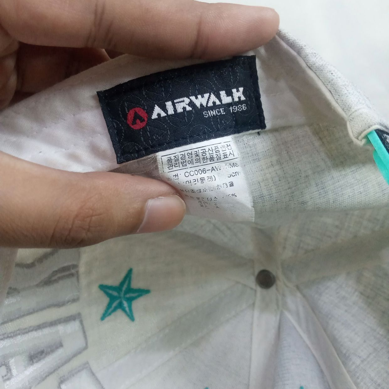 Topi Snapback Break Big Bordir Airwalk, foto 5