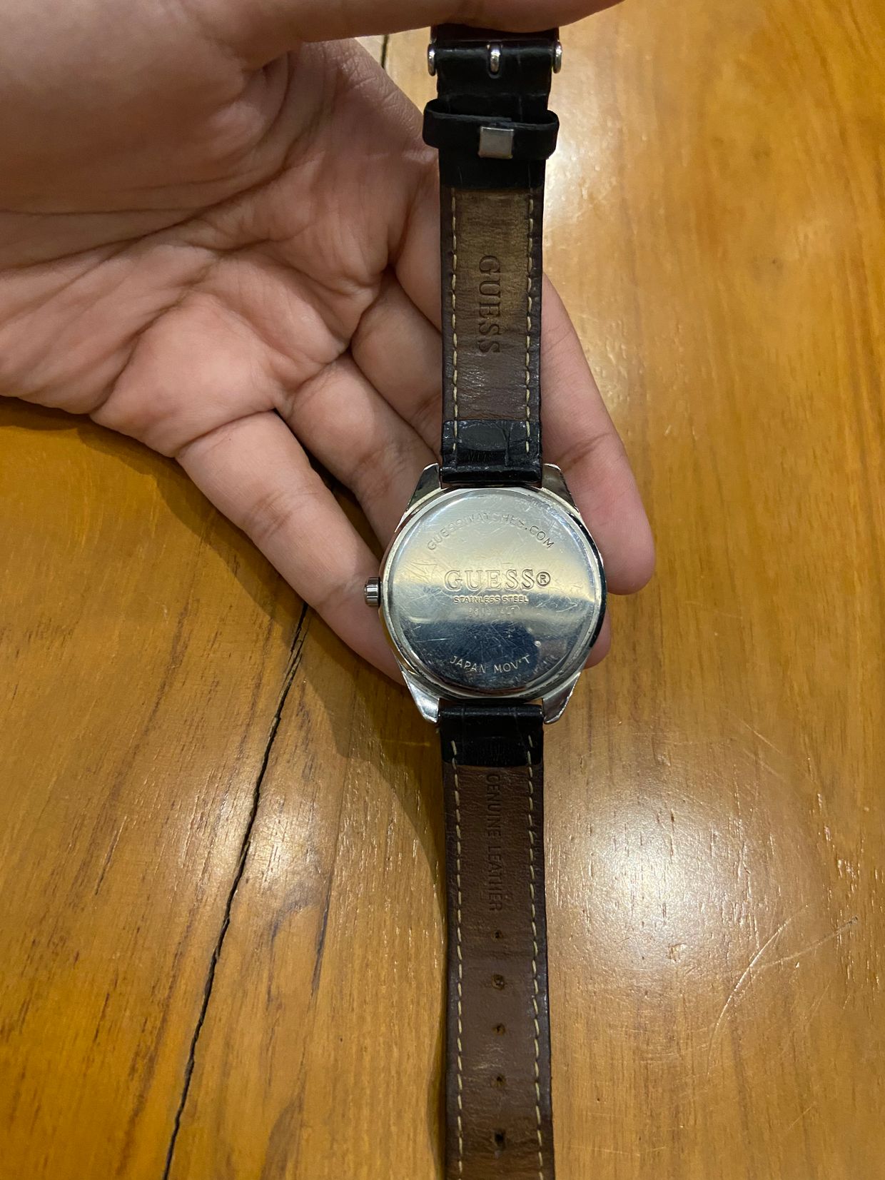 Guess Watch Wanita white black, foto 4