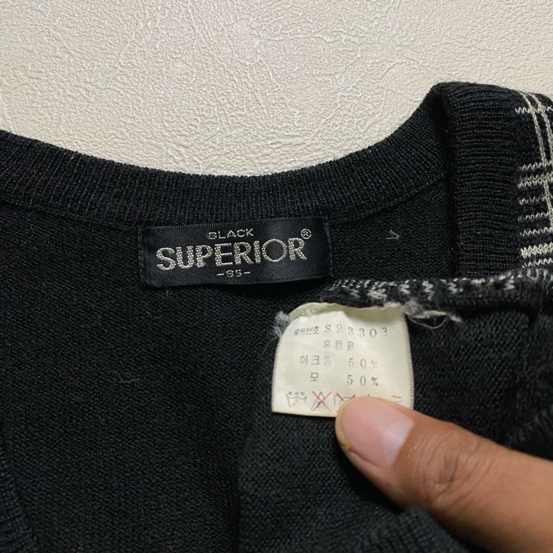 SUPERIOR VNECK KNIT SWEATER, foto 4
