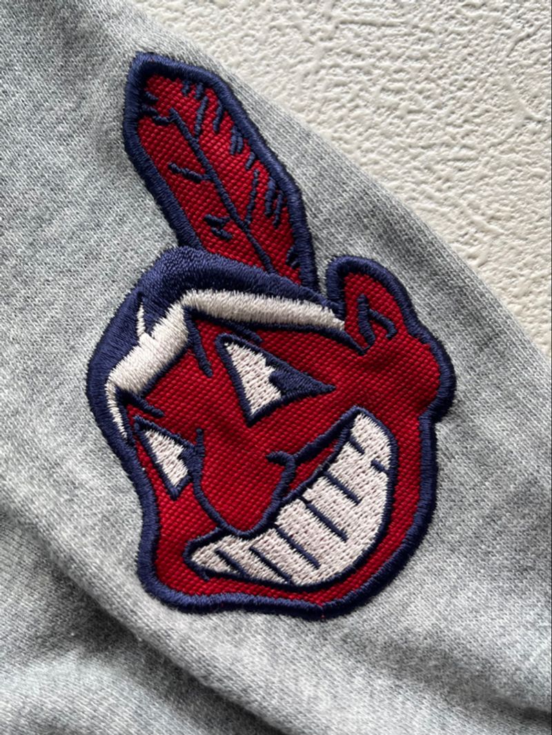 MLB ZIP HOODIE INDIANS SCRIPT LOGO, foto 6