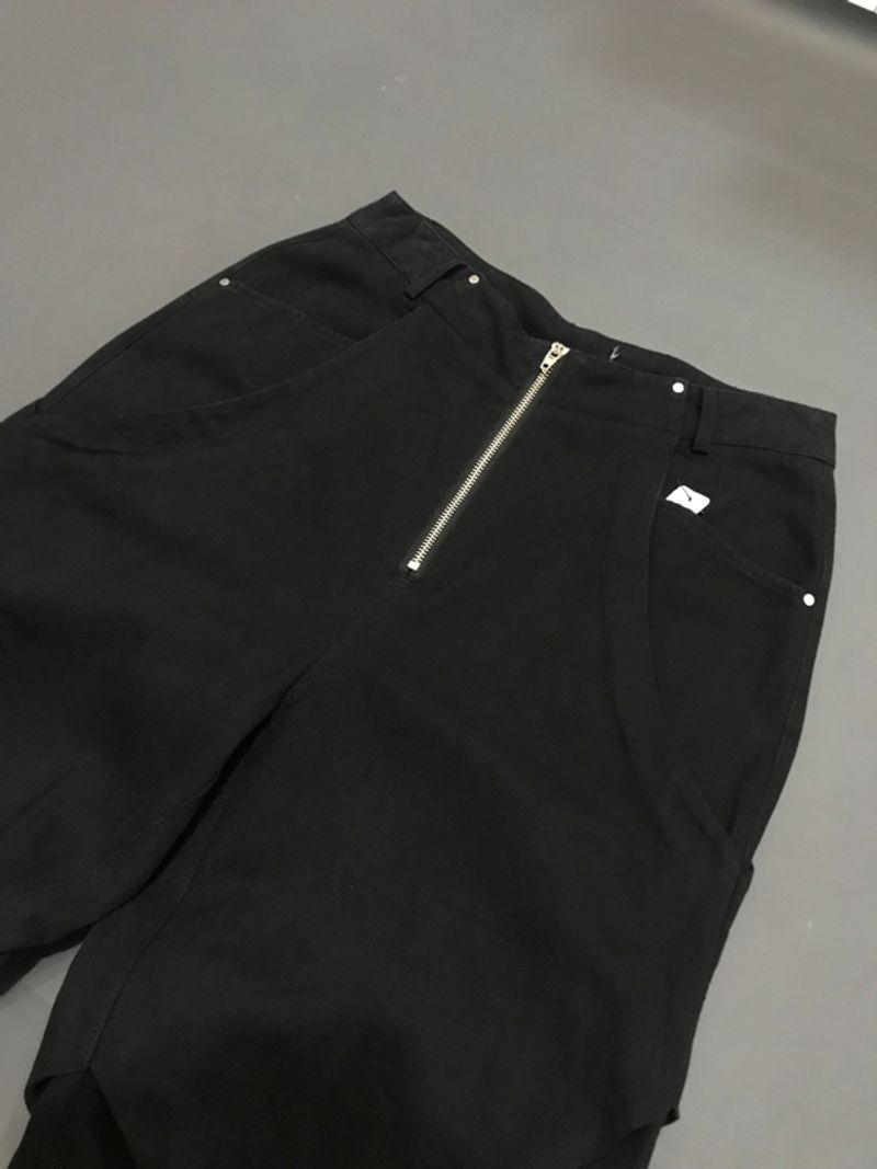 Flare denim pants Y2K style, foto 2