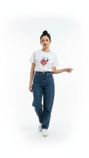 DKNY Love Girl T-shirt Women's Vintage