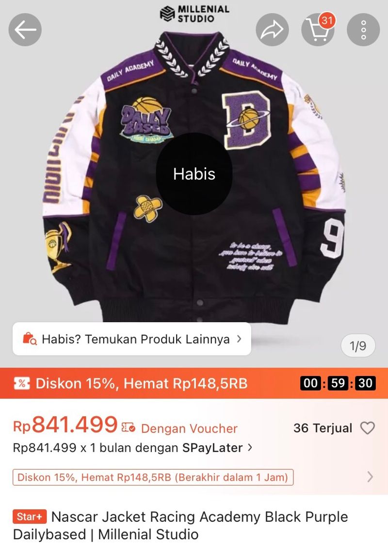 Nascar Jacket Daily Based "Academy", foto 6