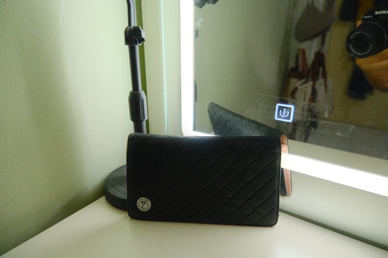 Preloved Chanel matelasse coco quilted bifold, foto 3