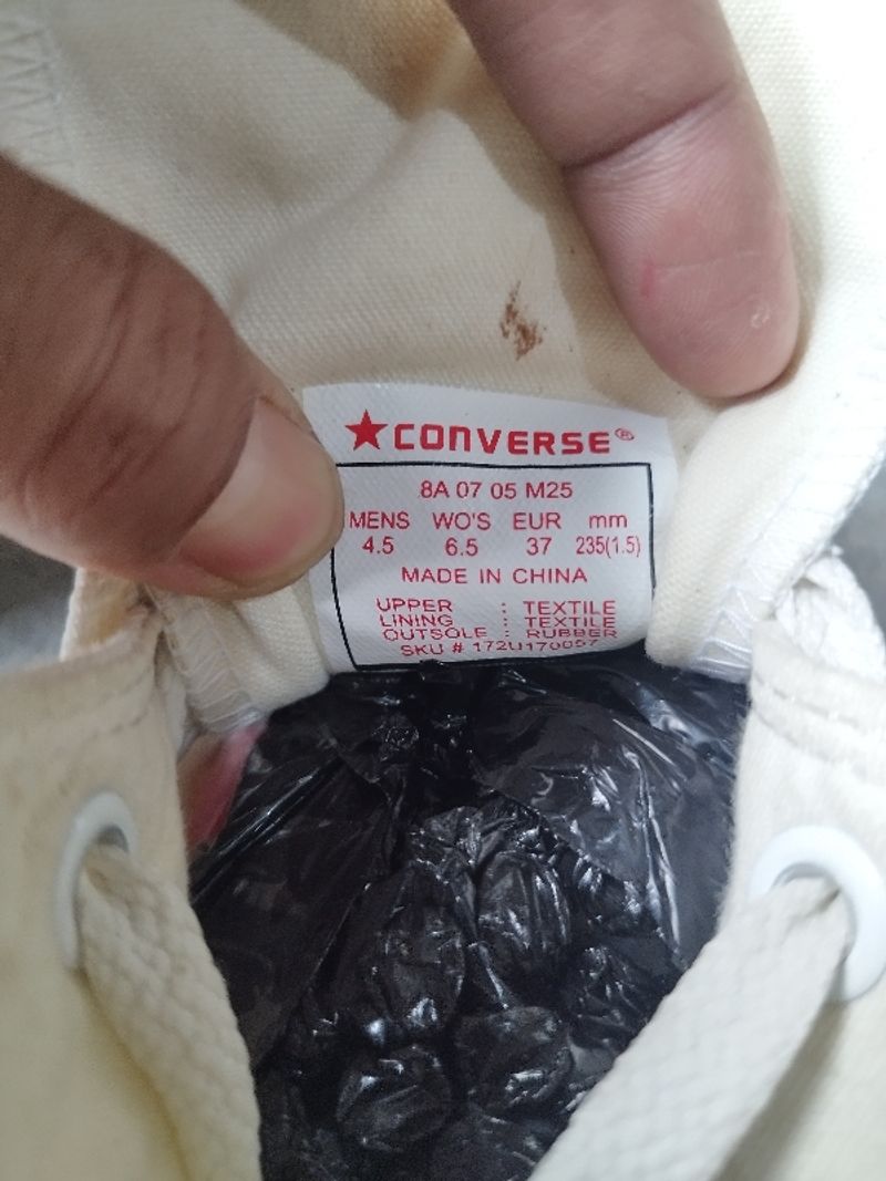 Converse CT HI Skull White Black Size 37, foto 8