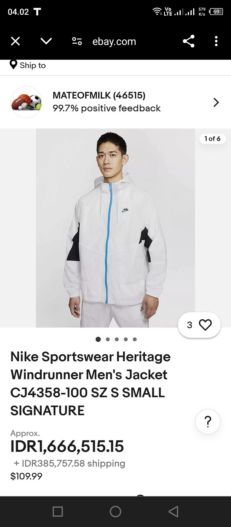 Nike Sportswear Track jacket Pria white, foto 2