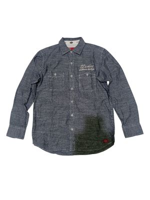 long sleeve chambray dickies