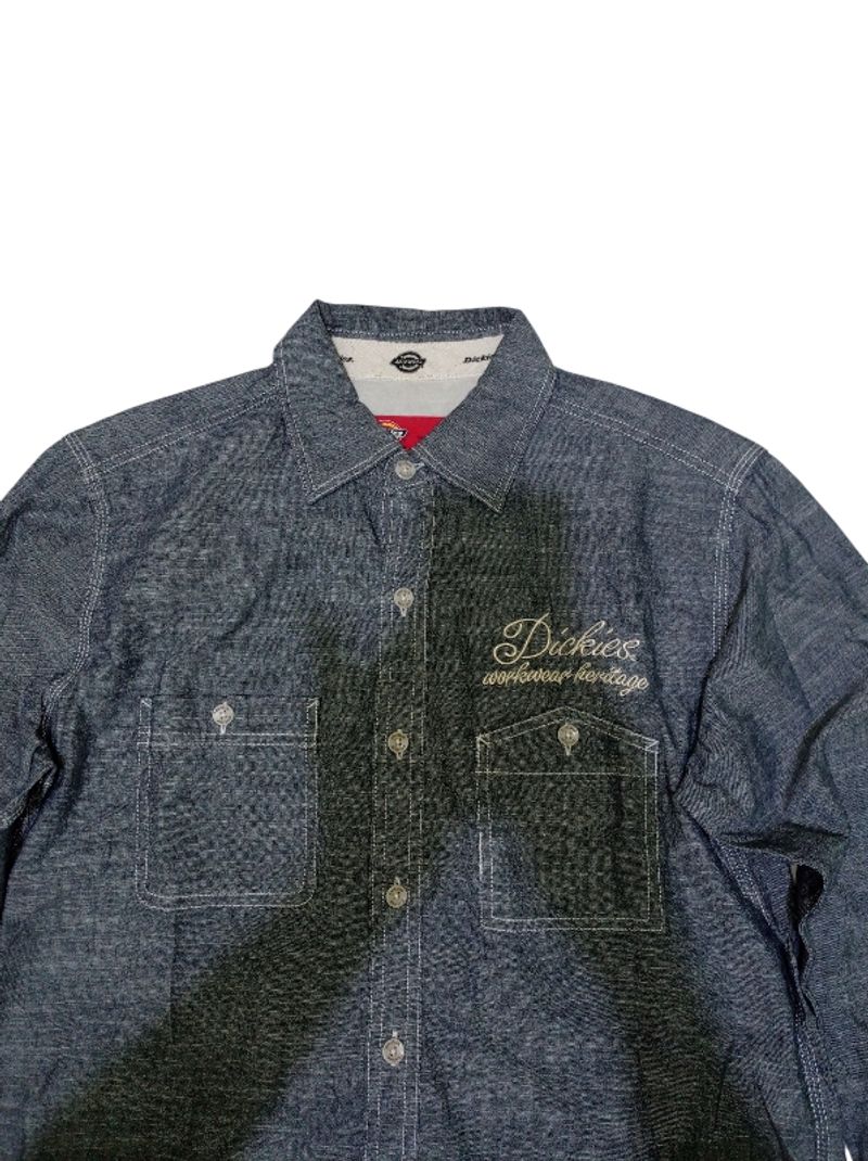 long sleeve chambray dickies, foto 2