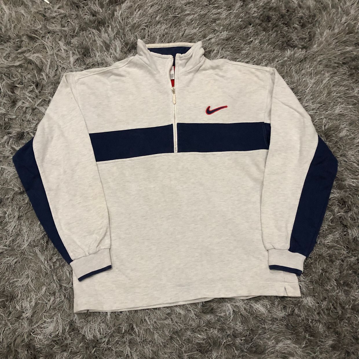 Nike Vintage Y2K Hoody Pria gray