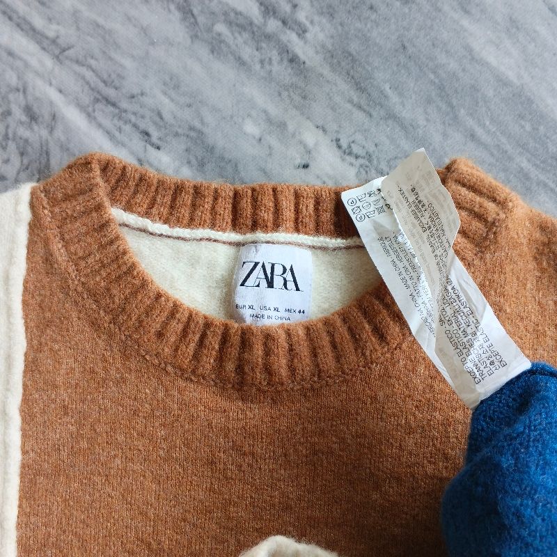 Knit Sweater Abstrak by ZARA, foto 6