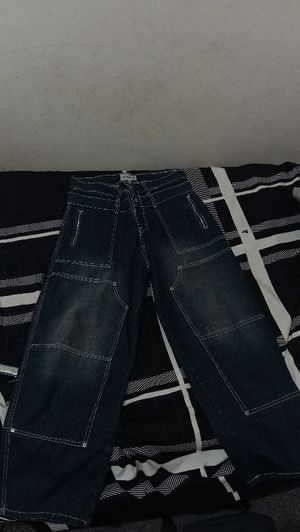 2TIMESTOO Double Knee Washed Denim - Vintage Blue