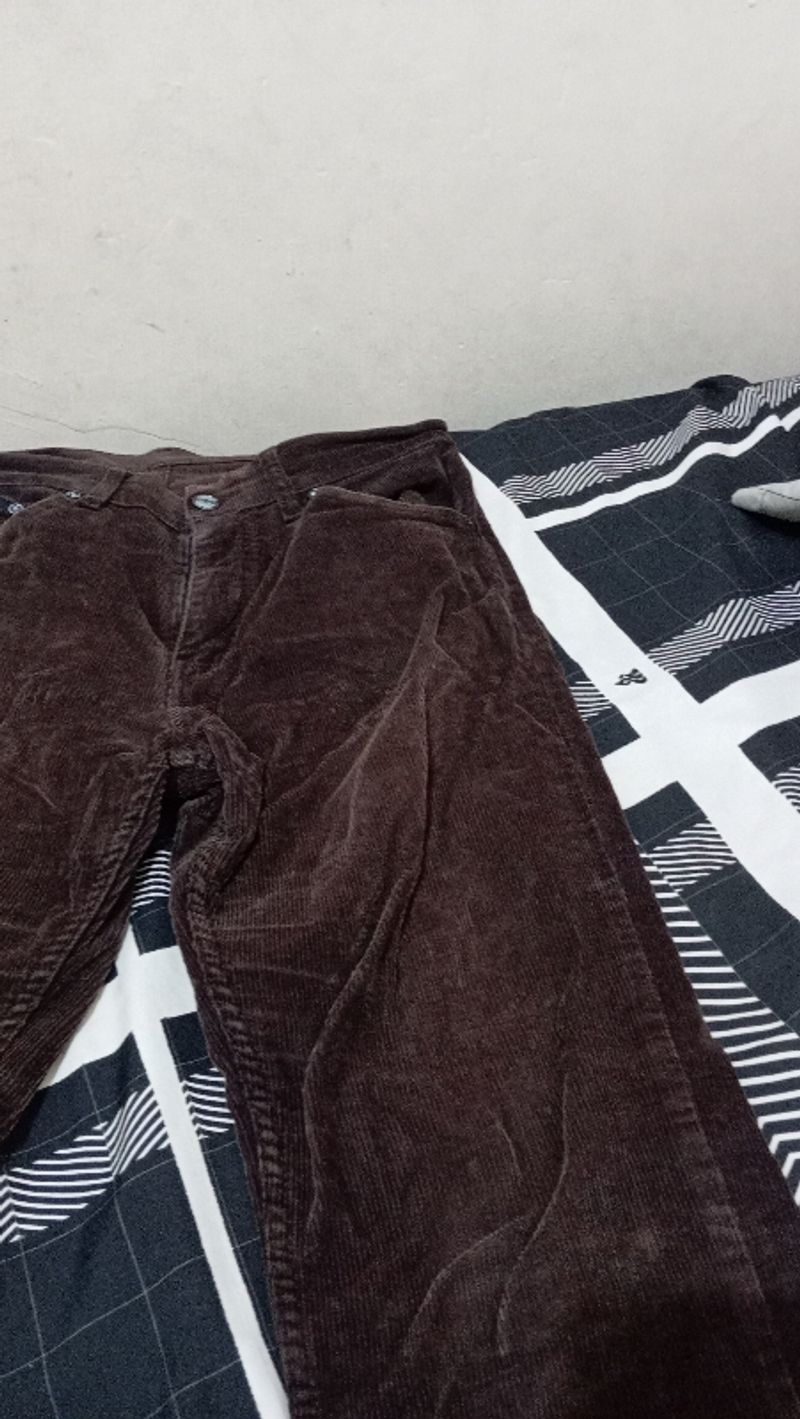 BOSS CORDUROY PANTS - DARK BROWN, foto 3