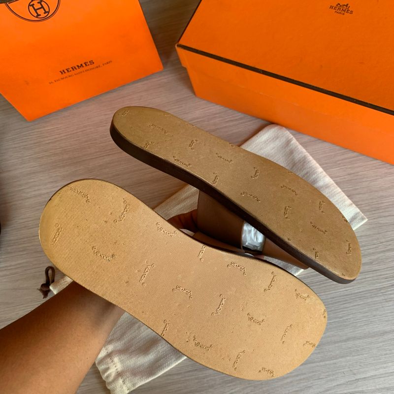 HERMES IZMIR SANDAL LEATHER SIZE 42, foto 8