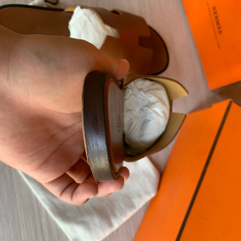 HERMES IZMIR SANDAL LEATHER SIZE 42, foto 4