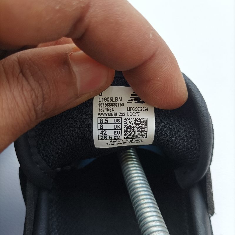 New Balance 1906L Loafer Black, foto 5