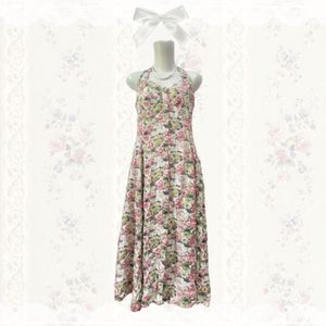 Halter Summer Floral Dress
