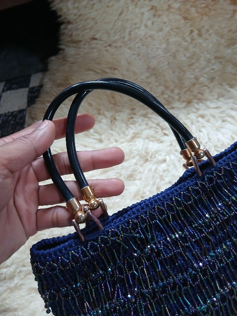 Crochet Mix Mute Handbag, foto 3