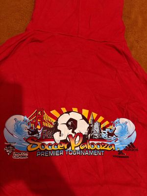 vintage Hanes Print Pro Adidas UC Premier Soccer Hoodie