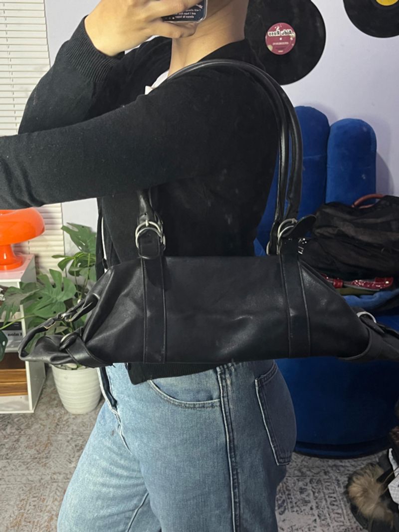 Black long handle bag, foto 6