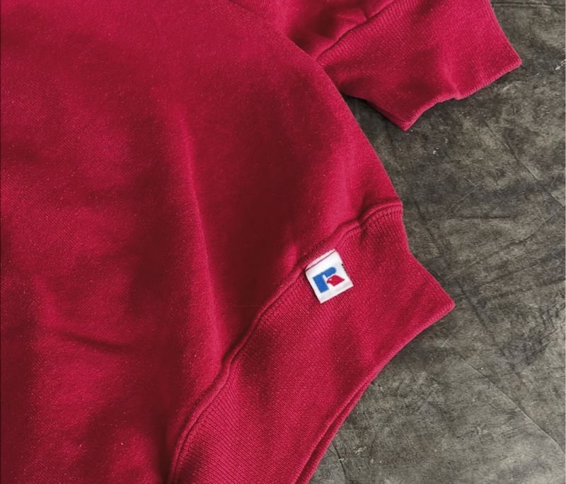 90’s - Russel athletic crewneck Franklin (Red), foto 4
