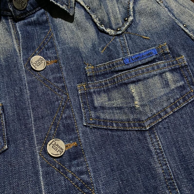VINTAGE TRUCKER JACKET DISTRESSED Y2K, foto 3