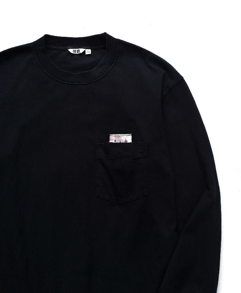 LONGSLEEVE UNIQLO U POCKET BLACK, foto 4