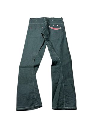Up Smile Pocket J Curve Pants