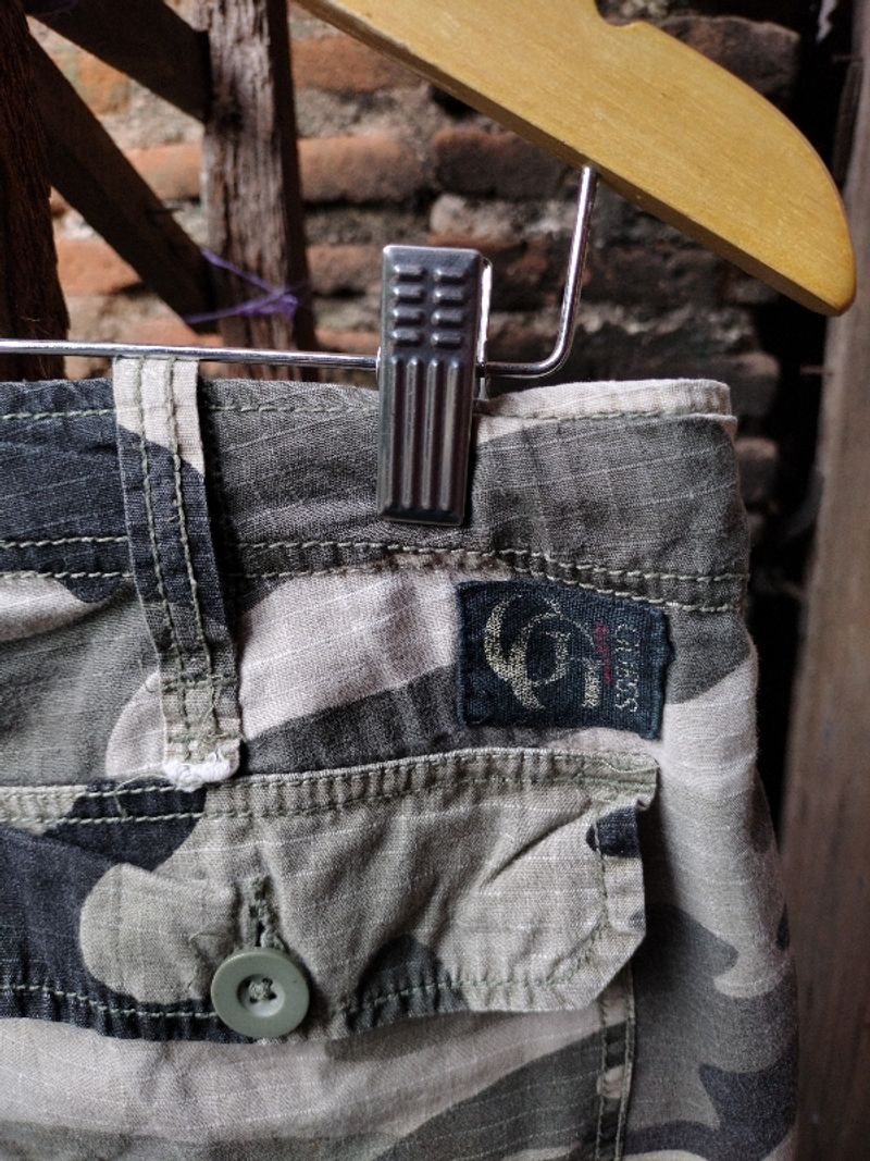 shortpants cargo camo GUESS size 33 material ripstop, foto 5