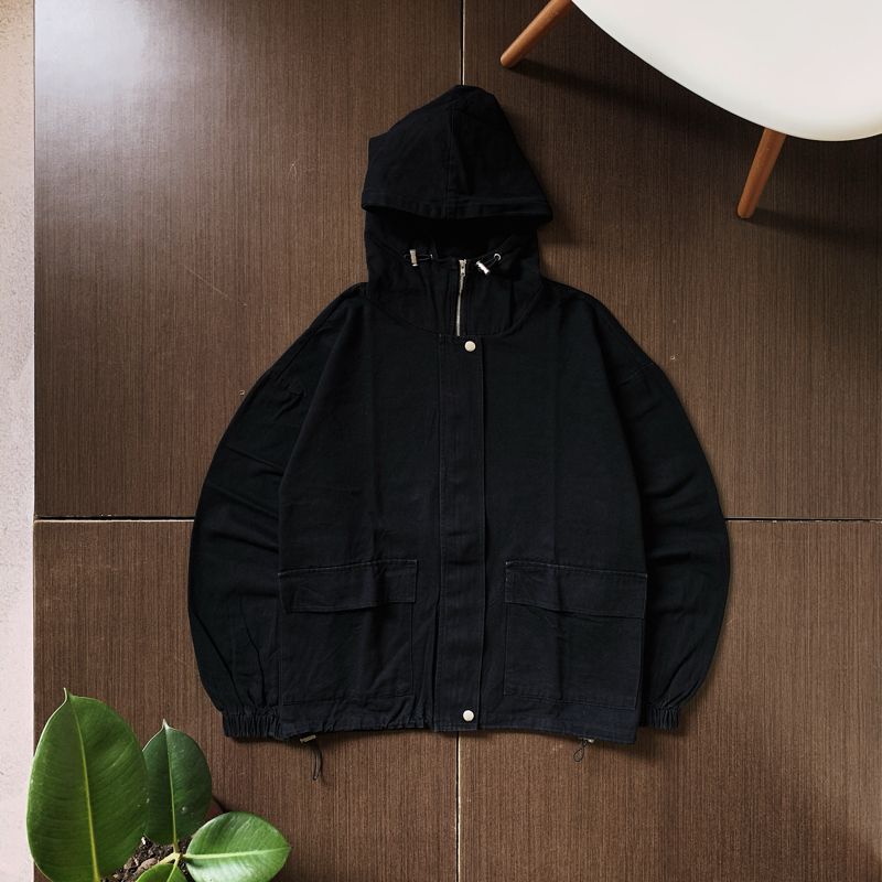 DOUBLE POCKET JACKET BLACK, foto 4