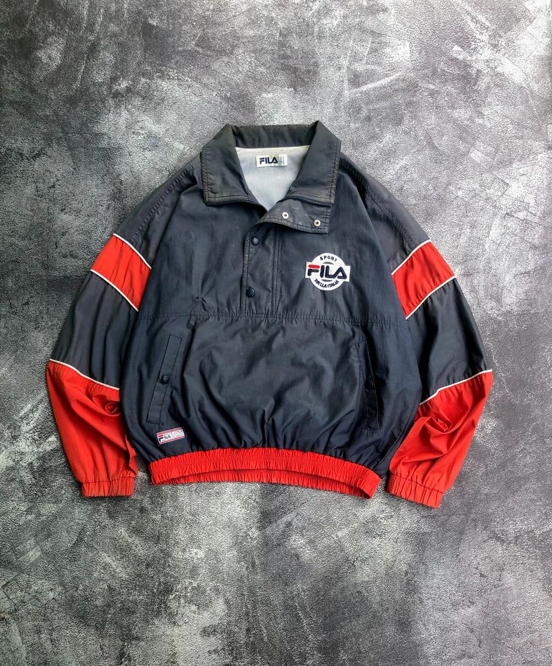 Fila Grunge Windbreaker Pria red black, foto 4