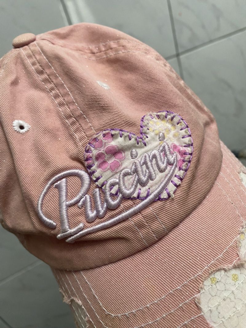 topi cap cute pink y2k, foto 2