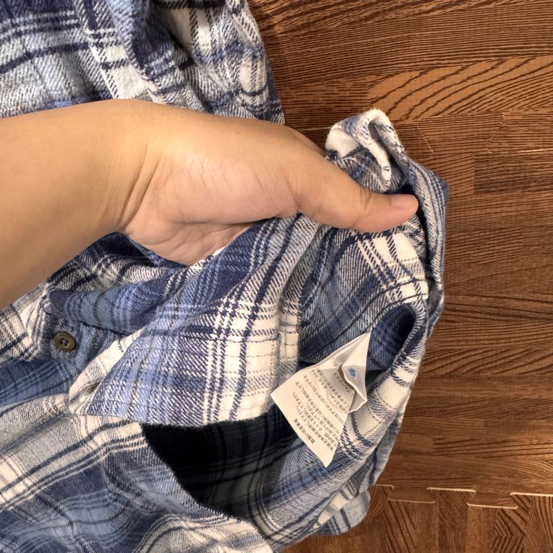 FLANNEL HISH PUPPIES BIRU PUTIH, foto 4