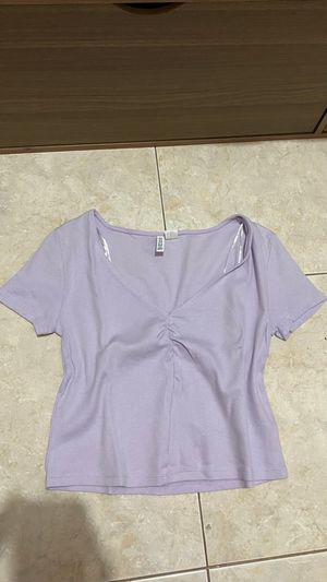 Crop top HnM purple polos size M