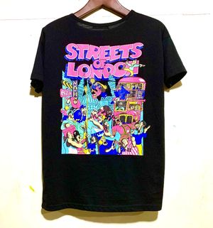 Kaos art Kartun Boxy L 69x55 STreet of London by OMG vgc