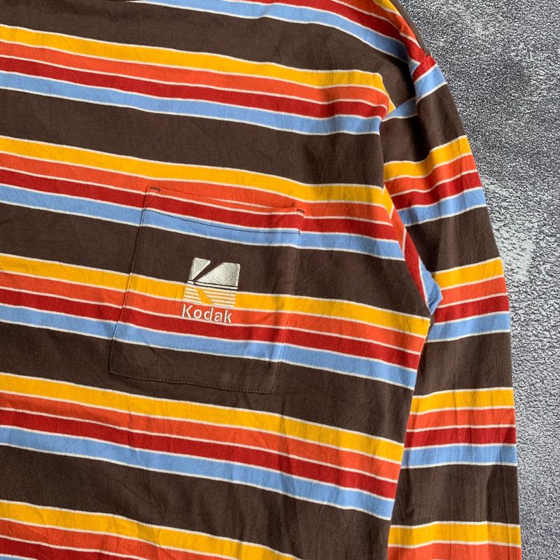 Vintage Sweatshirt Pria orange yellow, foto 2