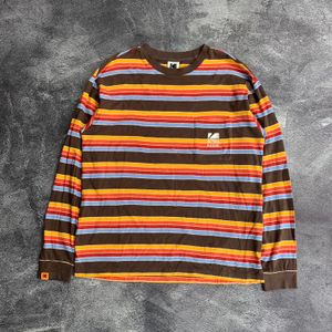 Vintage Sweatshirt Pria orange yellow