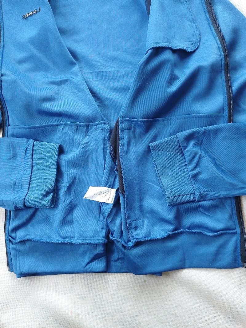 Jaket Tracktop Olahraga Lecaf Biru Second, foto 7