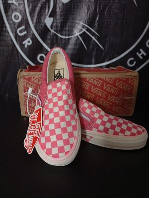 Vans of the wall size 37 pink