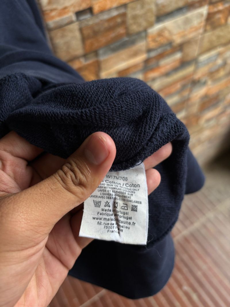 [Termurah] Maison Kitsune Navy Color With Fox Patch Seeatshi, foto 5
