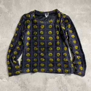 Umberto Faggioni Velvet Longsleeve 90s
