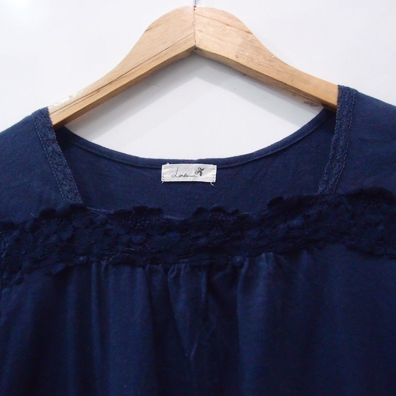 CM026 SIZE L NAVY KAOS LENGAN PANJANG, foto 2