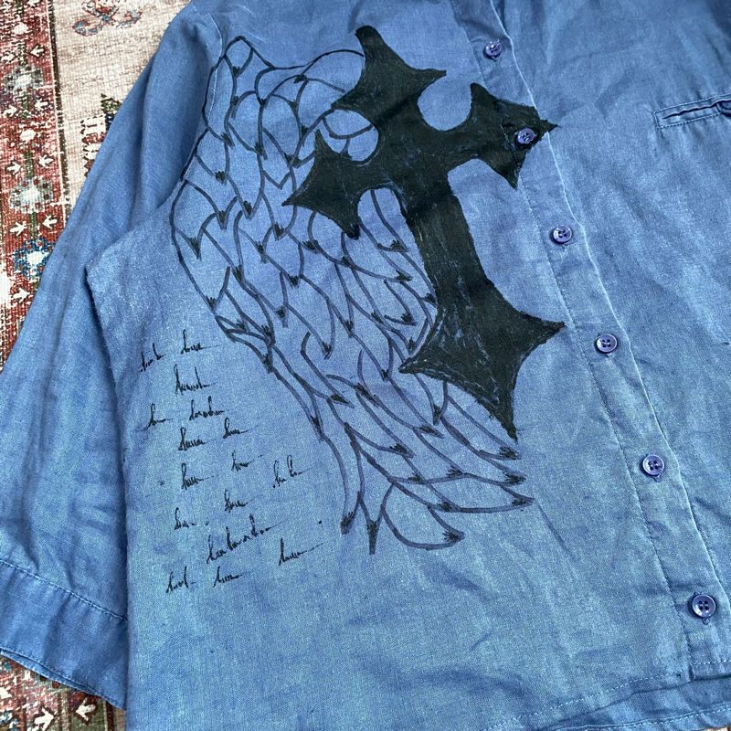 Boxy Shirt Hand Painting, foto 3