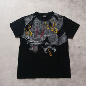 Vintage Bullet Noise Sukajan Dragon Graphic Print Japanese