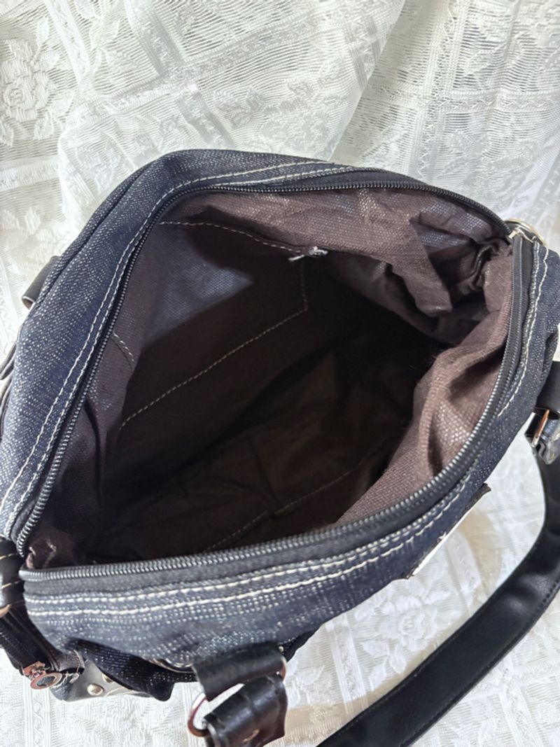 esprit denim shoulder bag, foto 3