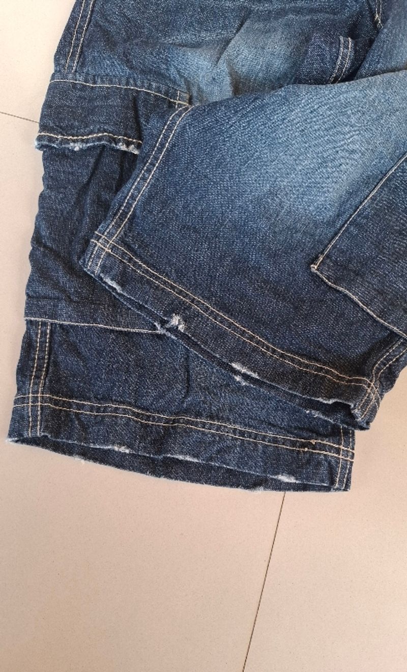 Oilcake Cargo Ripped Jeans size tag M, foto 6