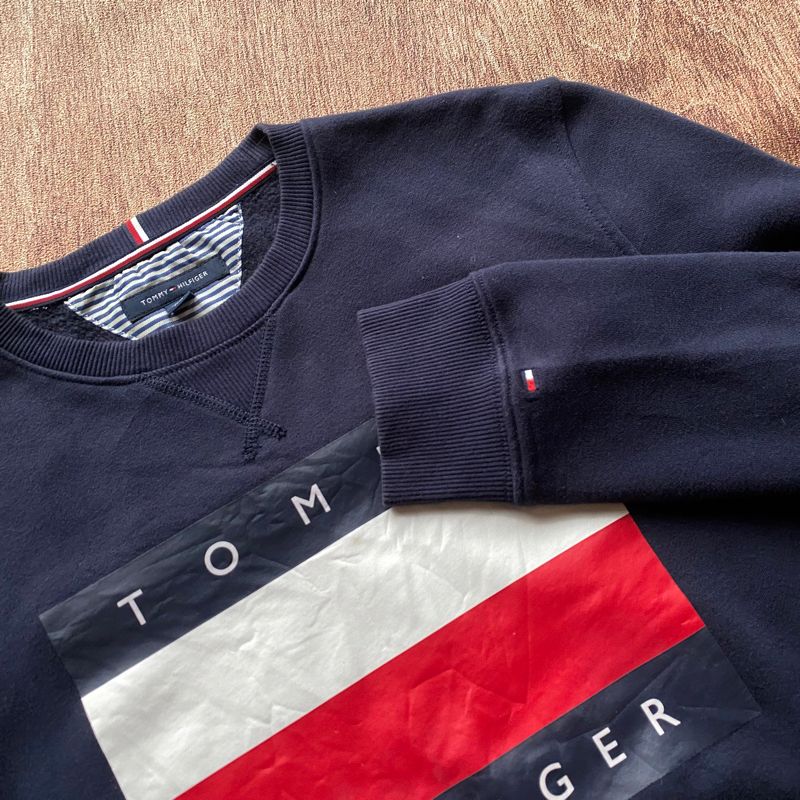 crewneck tommy hilfiger biglogo, foto 6