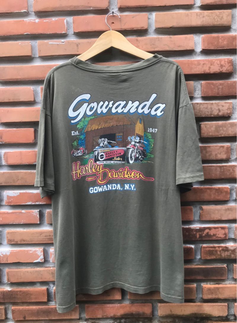 Tshirt Harley Davidson Gowanda New York, foto 2