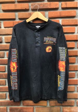 Long Sleeve Iron Horse Saloon Flame