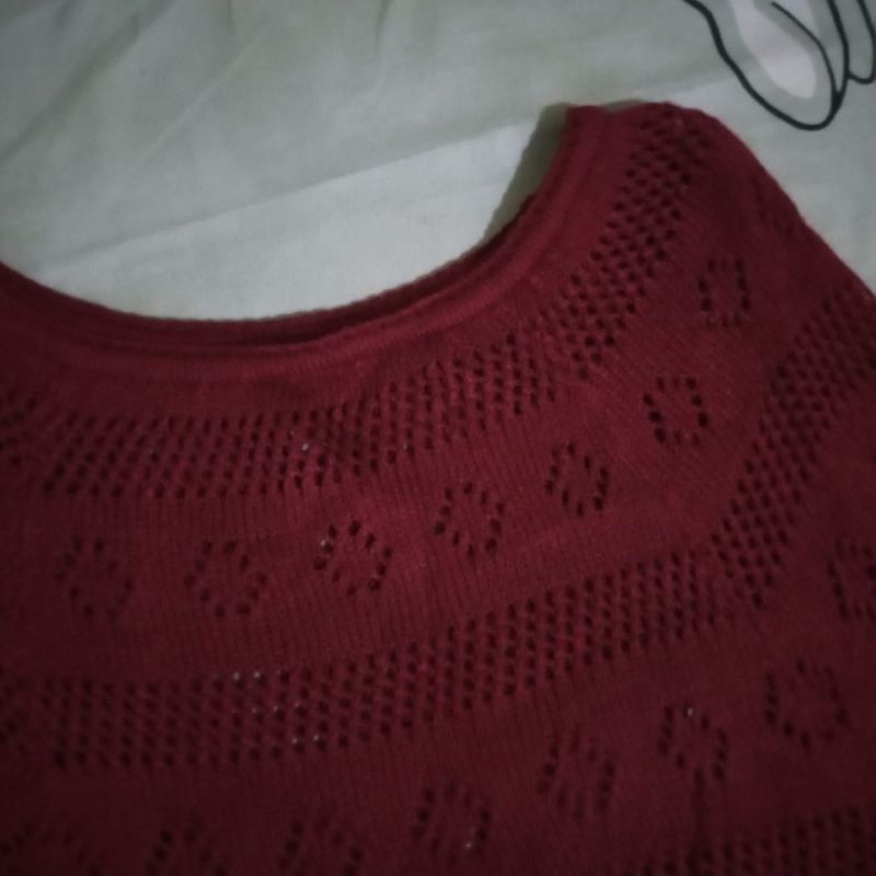 Baju Rajut Maroon, foto 2
