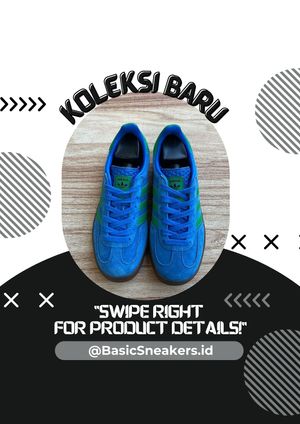 Adidas Sportswear Casual Sneakers Pria green blue